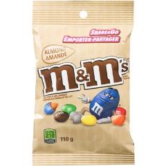 M&M CHOCOLATE ALMOND (PEG BAG)