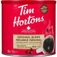 TIM HORTONS COFFEE ORIGINAL BLEND FINE GROUND (TIN)