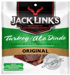 JACK LINKS JERKY TURKEY (PEG BAG)