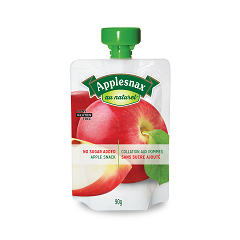 APPLESNAX APPLE SAUCE UNSWEETENED POUCH (PORTION)