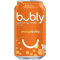 BUBLY SPARKLING WATER ORANGE (CAN)