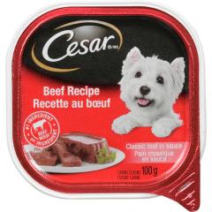 CESAR DOG FOOD BEEF FLAVOUR (TIN)