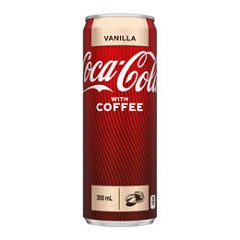 COCA-COLA W/COFFEE VANILLA FLAVOUR (CAN)