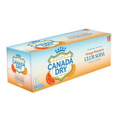 CANADA DRY ORANGE MANDARINE CLUB SODA (CAN)
