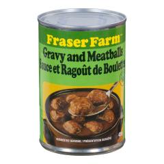 FRASER FARM GRAVY AND MEATBALLS (TIN)
