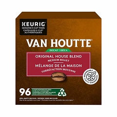 VAN HOUTTE COFFEE DECAF HOUSE BLEND MEDIUM (K-CUP)