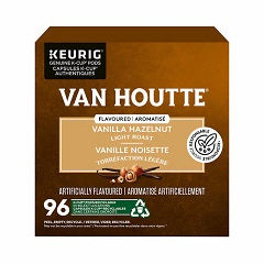VAN HOUTTE COFFEE VANILLA HAZELNUT LIGHT ROAST (K-CUP)