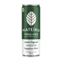 MATEINA YERBA MATE ORG. ENERGY DRINK LEMON ORIG. (CAN)