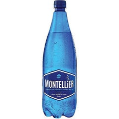 MONTELLIER CARBONATED NATURAL SPRING WATER (PLST)
