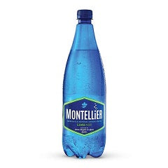 MONTELLIER CARBONATED NATURAL SPRING WATER LIME (PLST)