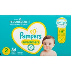 PAMPERS SWADDLERS DIAPER SIZE SUPER S2
