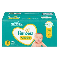 PAMPERS SWADDLERS DIAPER SIZE SUPER S3