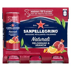 SAN PELLEGRINO SPARKLING BEVERAGE MELOGRANO & ARANCIA (CAN)