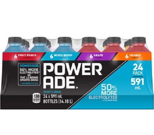 POWERADE ION4 VARIETY PACK 4 FLAVOURS (PLST)