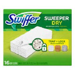 SWIFFER DRY SWEEPER CLOTHS REFILL UNSCENTED
