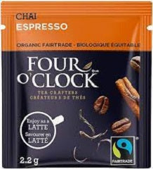 FOUR O'CLOCK ORGANIC TEA CHAI LATTE