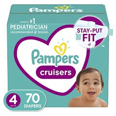 PAMPERS CRUISERS DIAPER SUPER SIZE S4