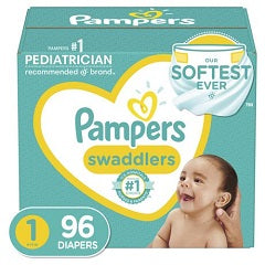 PAMPERS SWADDLERS DIAPER SIZE SUPER S1