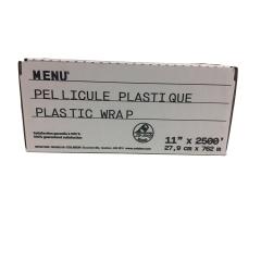 MENU PLASTIC WRAP 11"X2500'