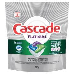 CASCADE DISHWASHER DETERGENT PAC PLATIN. FR.SCENT