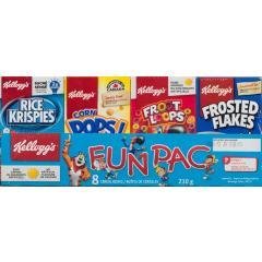 KELLOGG'S CEREAL ASSORTED FUN PAC (PORTION)