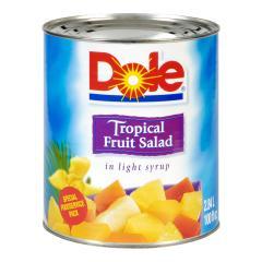 DOLE FRUIT SALAD TROPICAL IN LIGHT SYRUP (TIN)