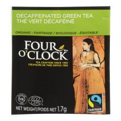 FOUR O'CLOCK GREEN TEA DECAFFEINATED