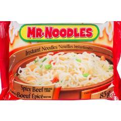 MR. NOODLES SPICY BEEF BAG