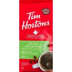 TIM HORTONS COFFEE DECAF GROUND (BAG)