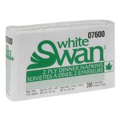 WHITE SWAN NAPKIN DINNER 2PLY 1/8 FOLD