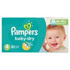 PAMPERS BABY DRY DIAPER SUPER S4