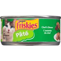 PURINA FRISKIES CAT FOOD PATE CHEFS DINNER (TIN)