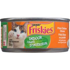 FRISKIES CAT FOOD INDOOR PATE CHUNKS (TIN)